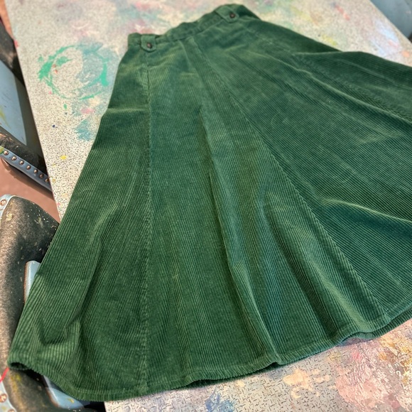 80s Thick Corduroy Skirt - Picture 2 of 14